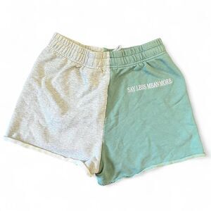 Mayfair Shorts Say Less Mean More indie athleisure s/m